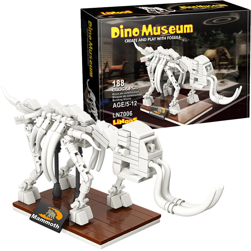 Dinosaur Museum: Mammoth Skeleton 哲高 ZHEGAO LN7006