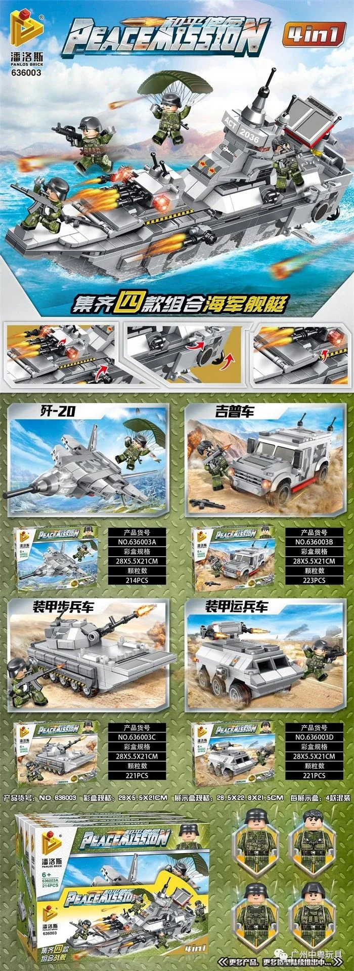 Mission to peace: naval vessels 4 潘洛斯 PANLOSBRICK 636003C