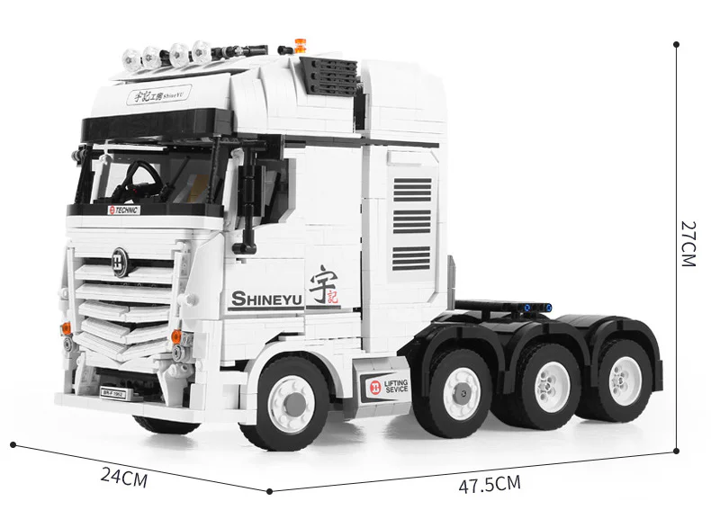 U.S.R. Room: Mercedes Truck Header 1:10 悦创 HAPPYBUILD/信宇科技 YC-QC007 image 5