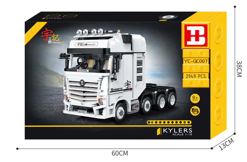 U.S.R. Room: Mercedes Truck Header 1:10 悦创 HAPPYBUILD/信宇科技 YC-QC007 image 6