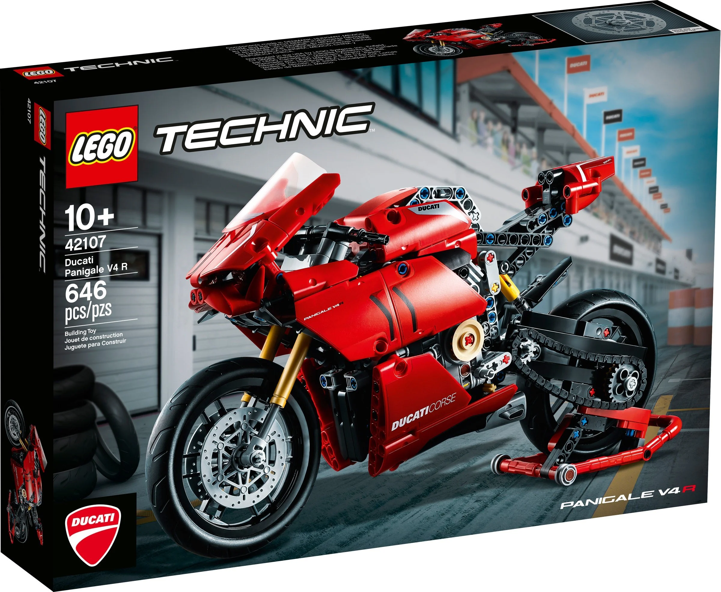 Ducati Panigale V4 R Track Motorcycle 乐博LEBO 10272 image 4
