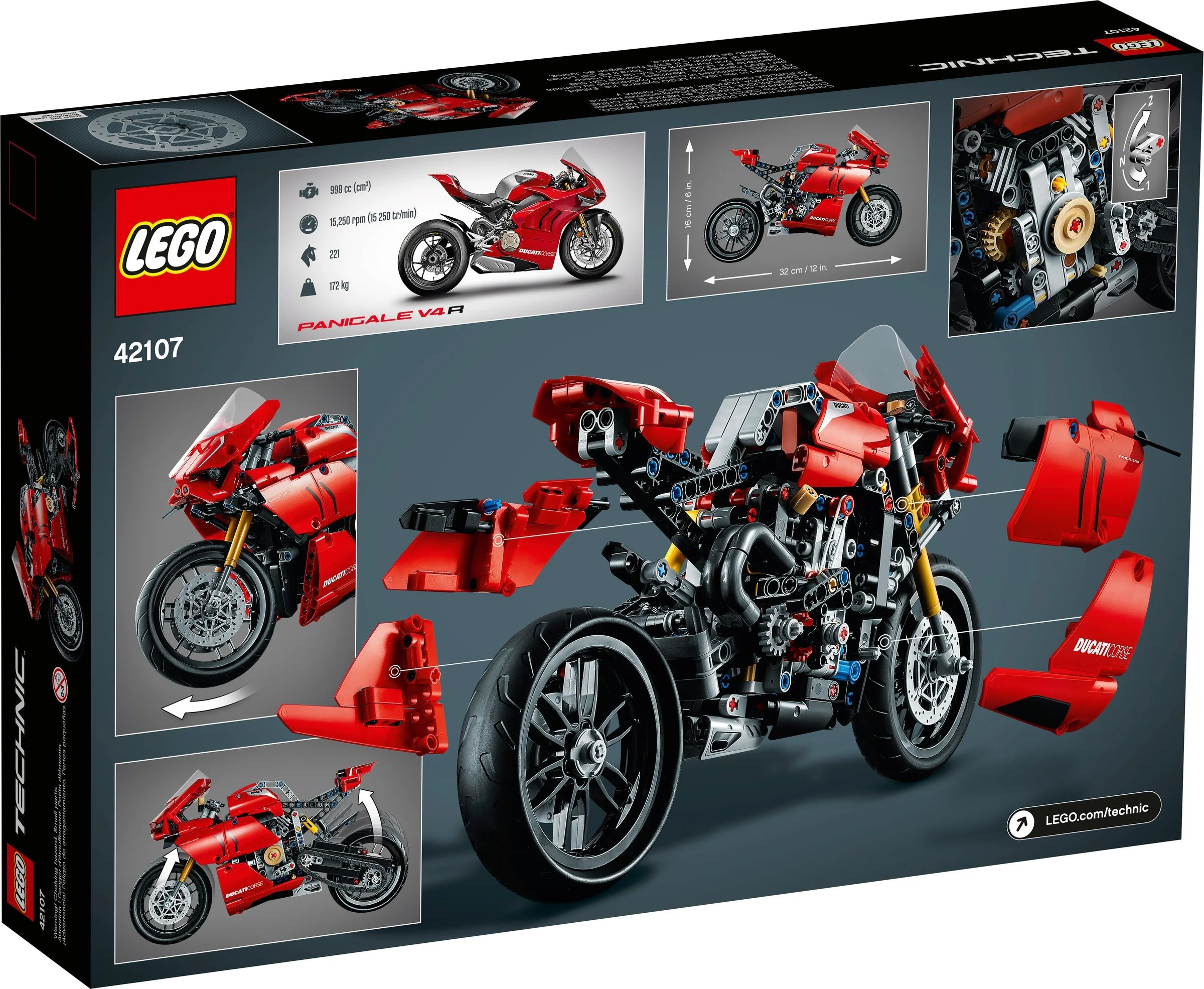 Ducati Panigale V4 R Track Motorcycle 乐博LEBO 10272 image 11