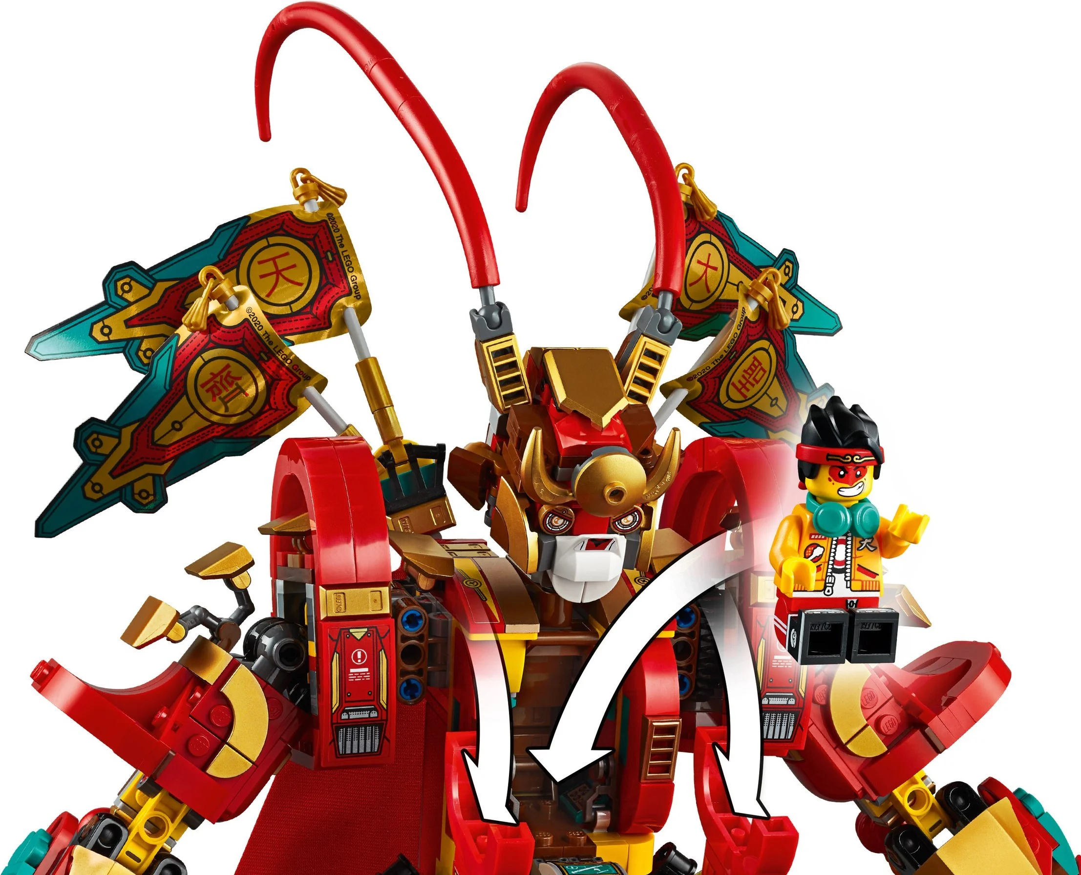 Heavenly Grand Sage's Golden Machine Armor 乐博LEBO 10752 image 25