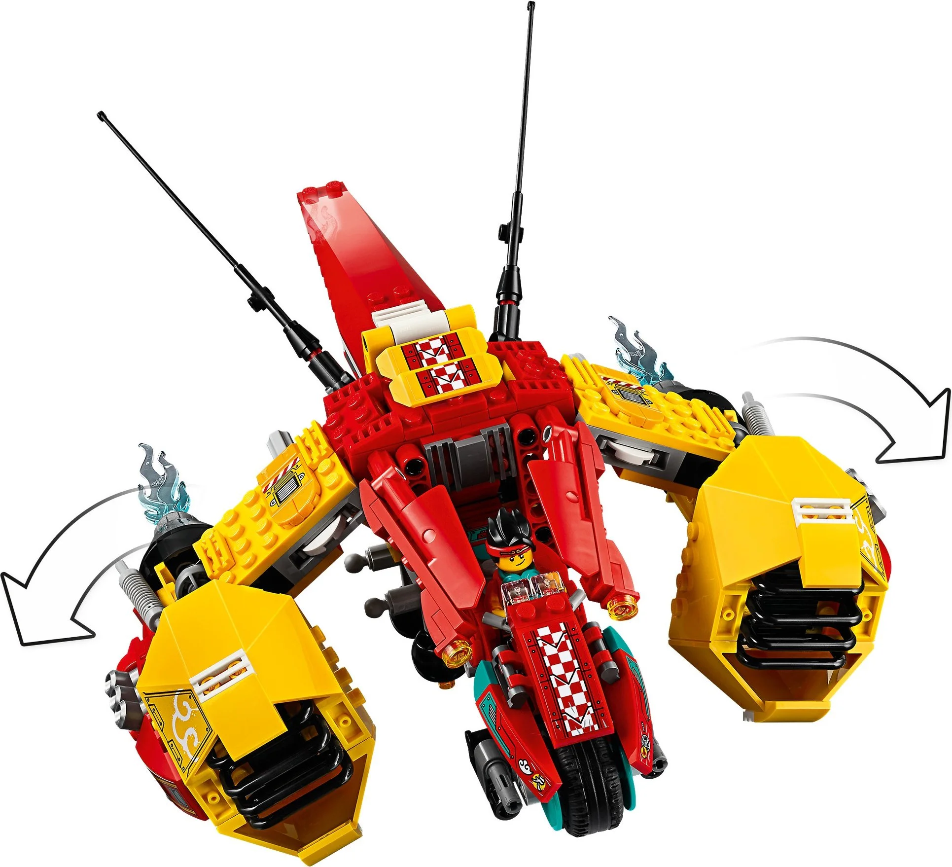 Goku Xiaoyao Yun Zhao Zhan Ji 乐高 LEGO 80008 image 8