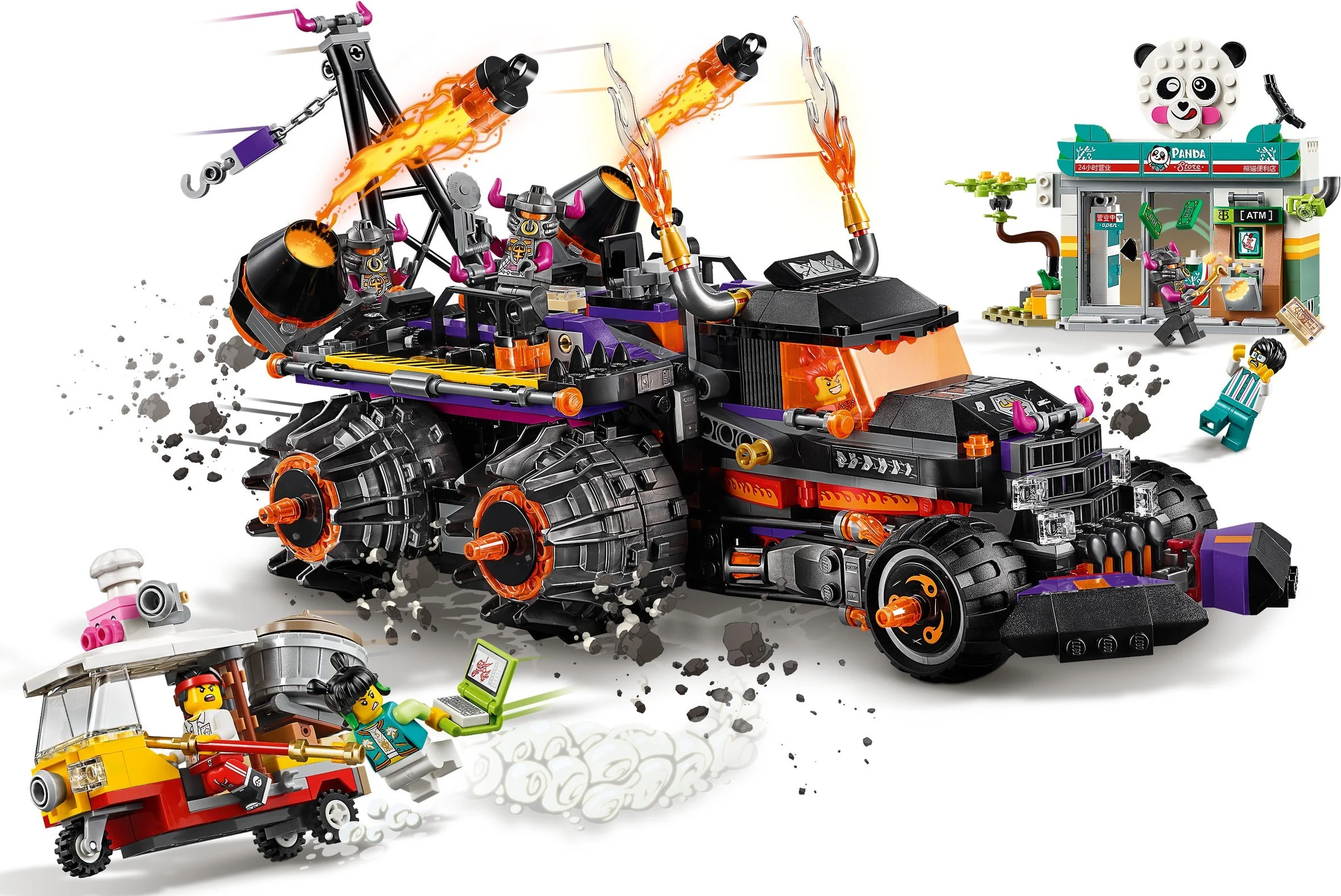 Red Boy's Evil Fire Chariot 汇集乐品HJLEPIN 88011 image 10