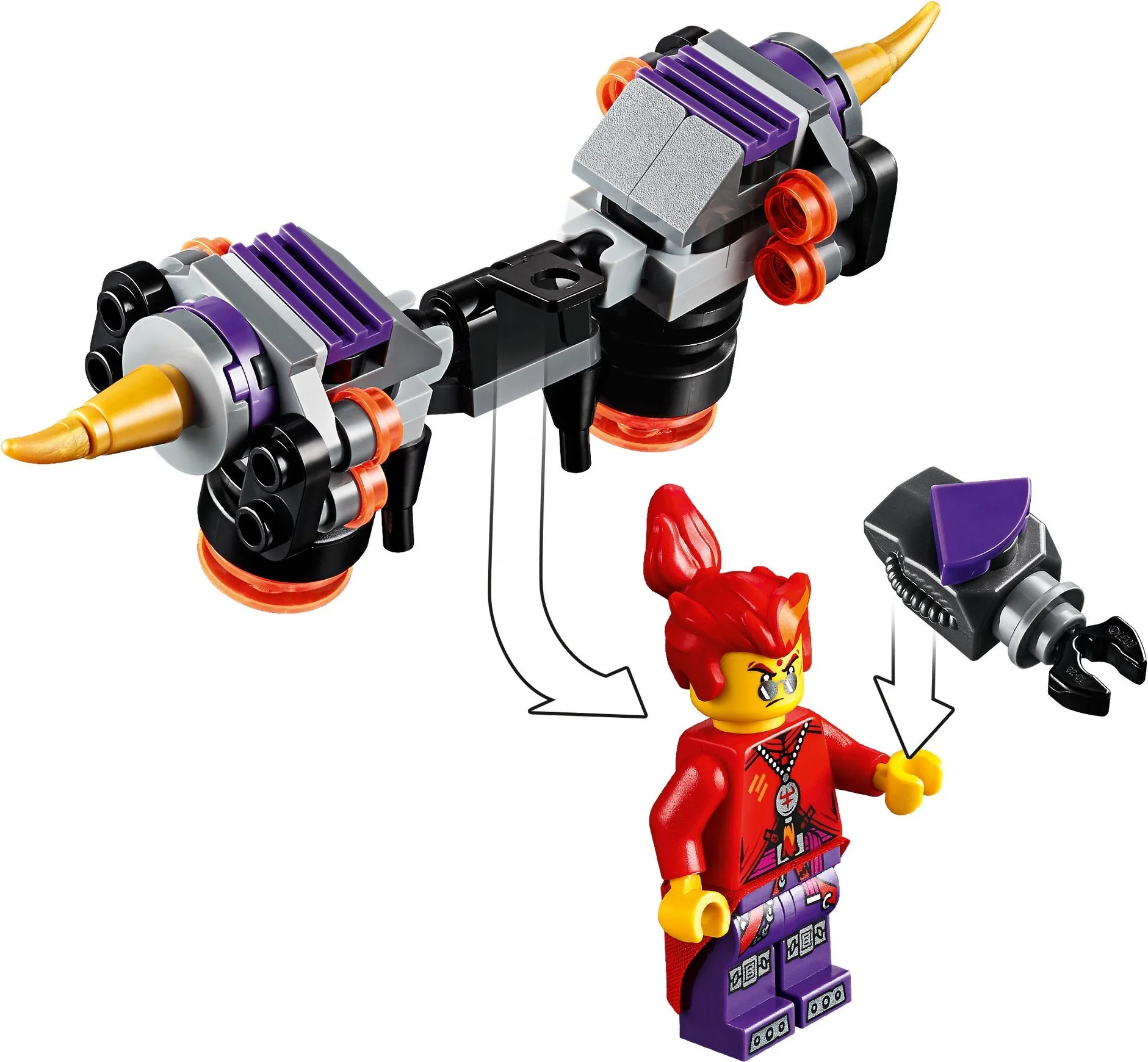 Goku Xiaoyao Yun Zhao Zhan Ji 乐高 LEGO 80008 image 9