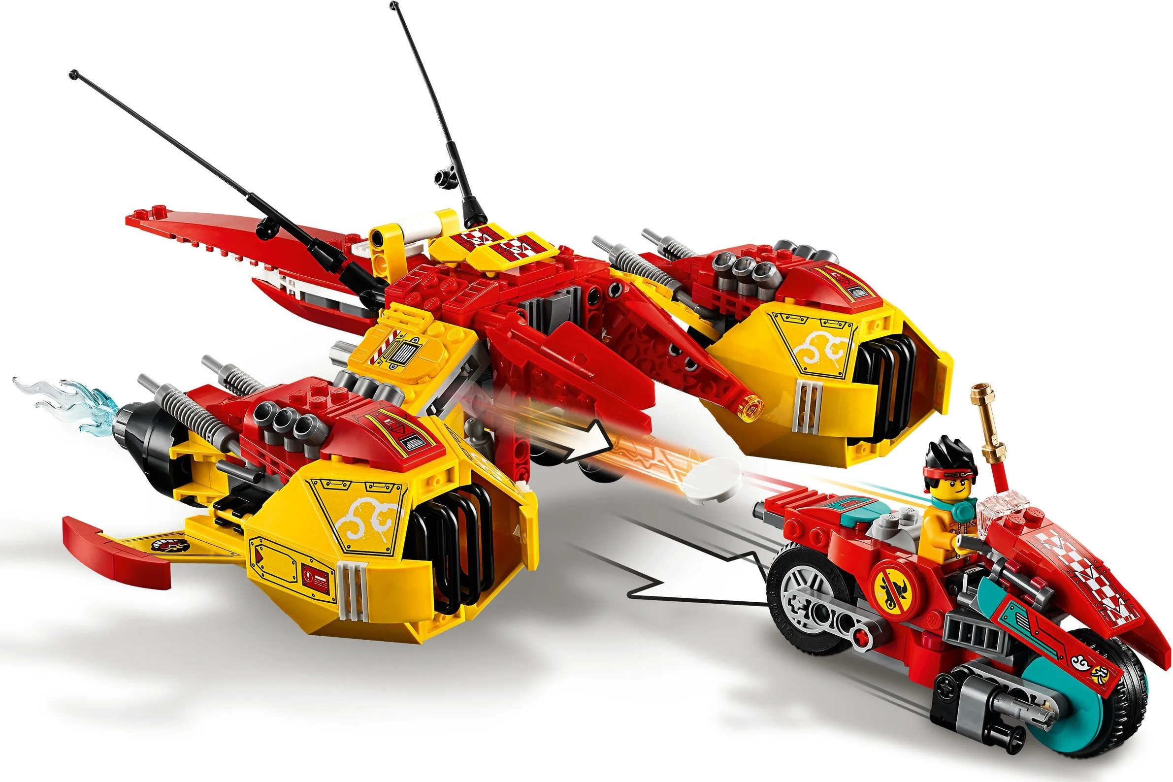 Goku Xiaoyao Yun Zhao Zhan Ji 乐高 LEGO 80008 image 10