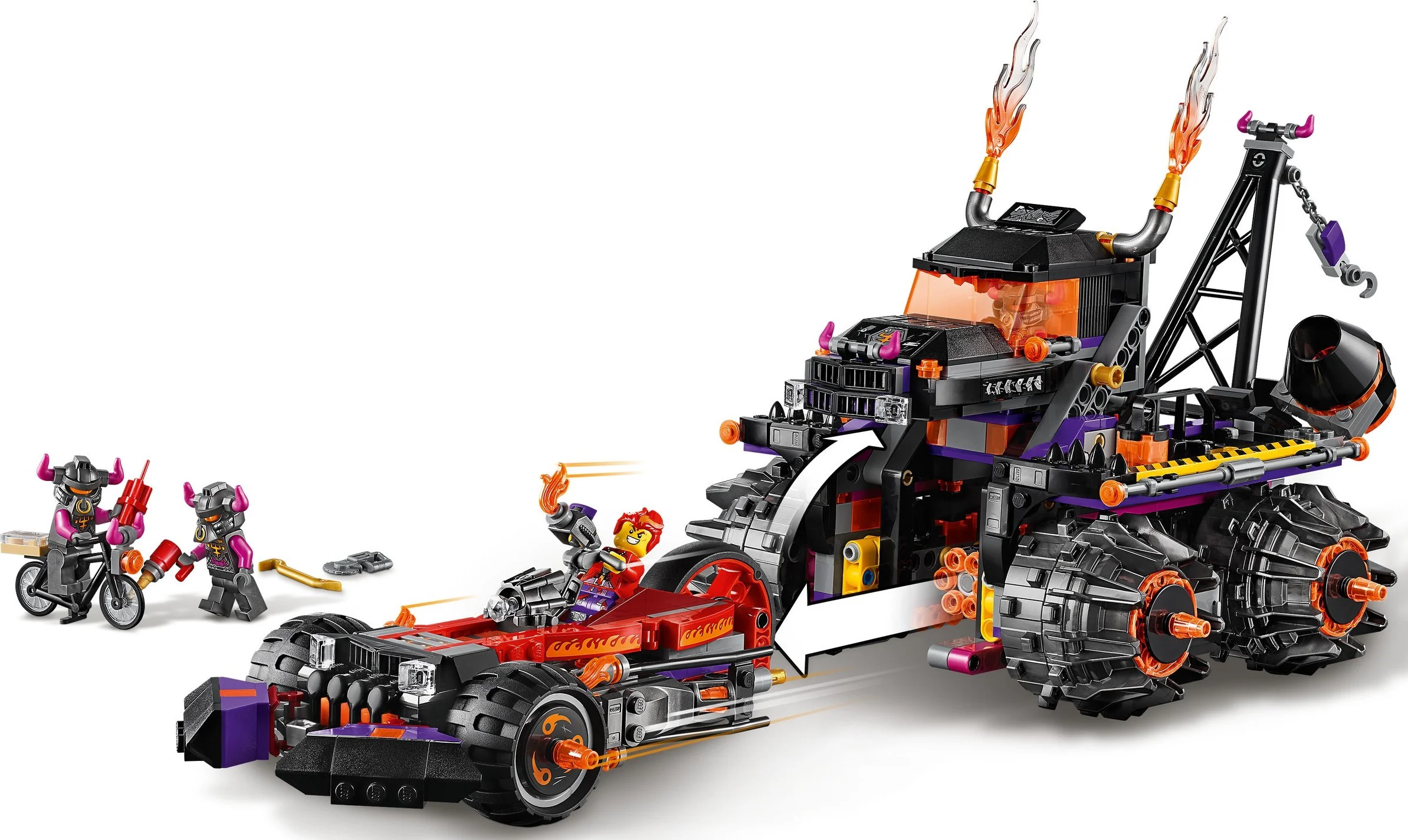Red Boy's Evil Fire Chariot 汇集乐品HJLEPIN 88011 image 12