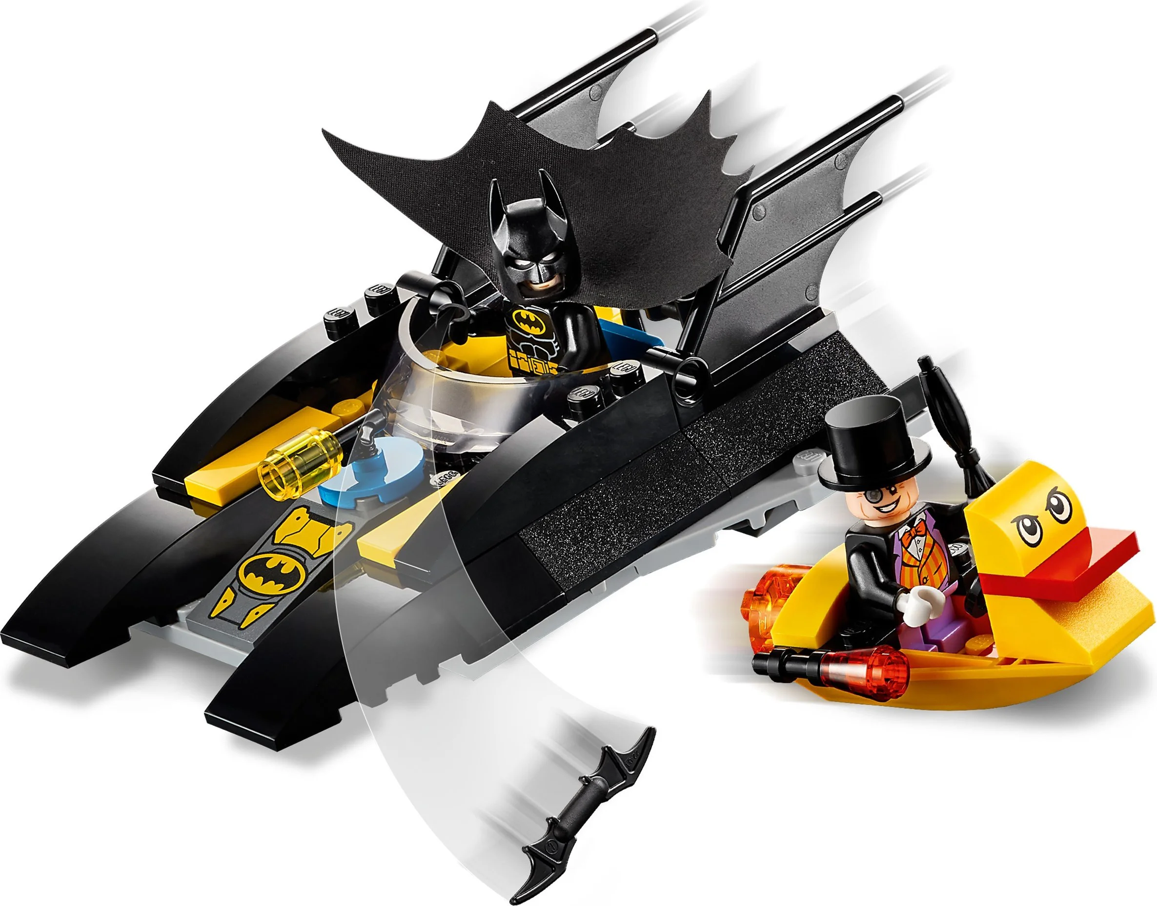 Batboat chases penguins. 11565 image 5