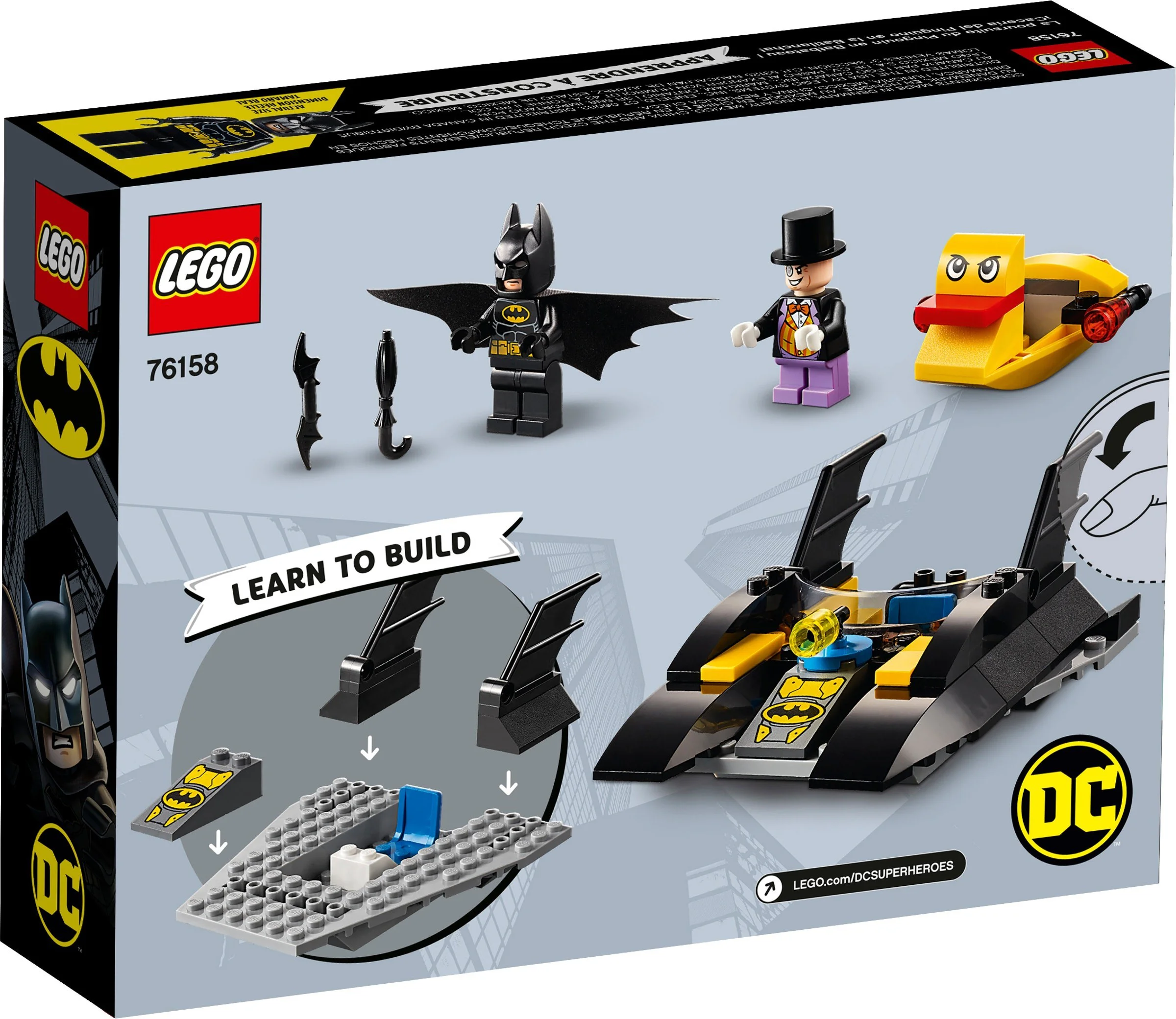 Batboat chases penguins. 11565 image 11