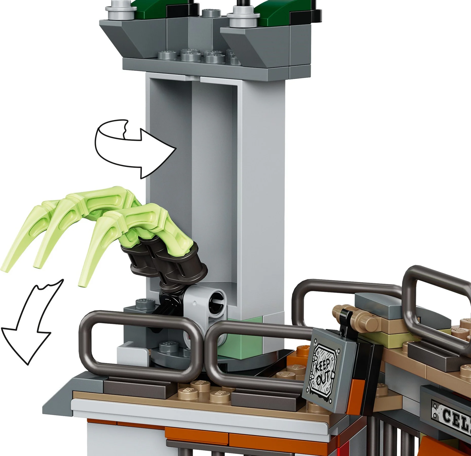 Newbury's abandoned prison 乐高 LEGO 70435 image 9