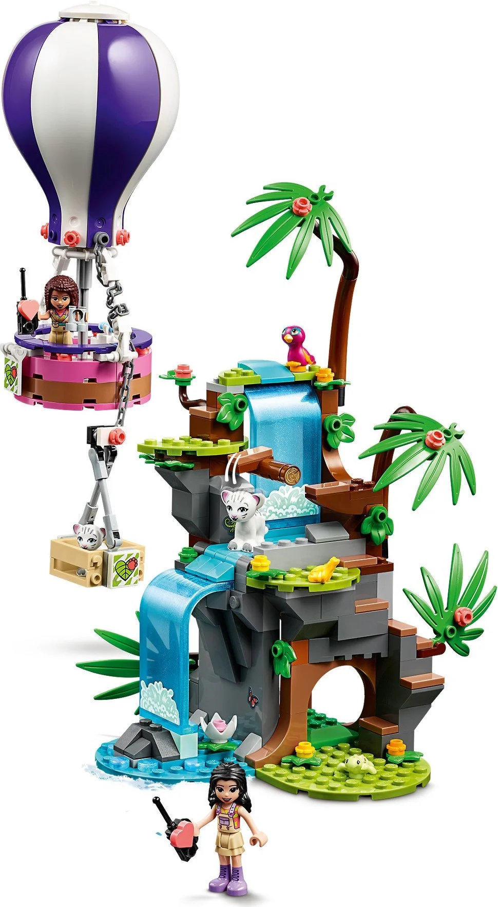 Hot balloon jungle rescue LEGO 41423 image 6