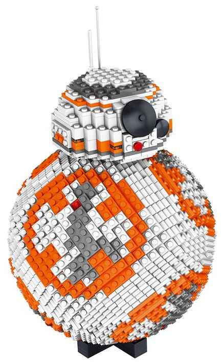 BB-8 is a droid character in the Star Wars franchise. It is a BB-unit astromech droid that appears in the 2015 film "Star Wars: The Force Awakens" and subsequent films. 35020
