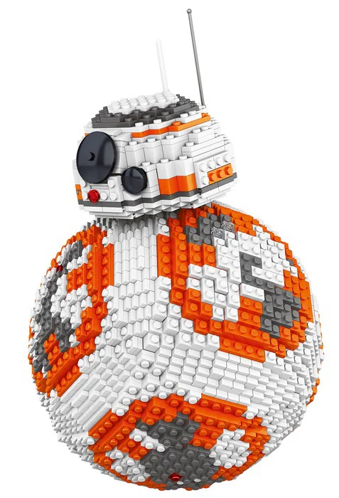 BB-8 is a droid character in the Star Wars franchise. It is a BB-unit astromech droid that appears in the 2015 film "Star Wars: The Force Awakens" and subsequent films. 35020 image 1