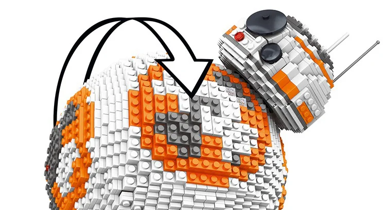BB-8 is a droid character in the Star Wars franchise. It is a BB-unit astromech droid that appears in the 2015 film "Star Wars: The Force Awakens" and subsequent films. 35020 image 4
