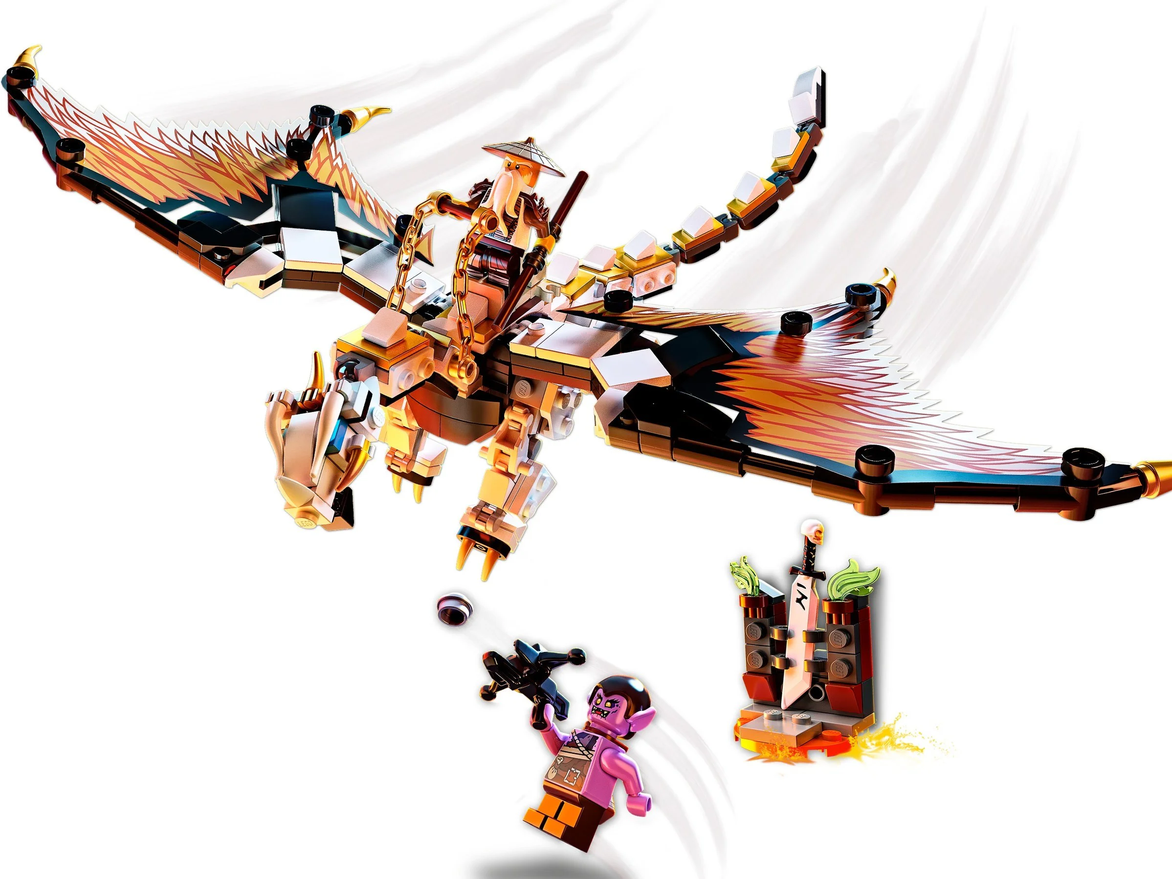 Master Wu's battle dragon 明格积木MG MG208 image 1