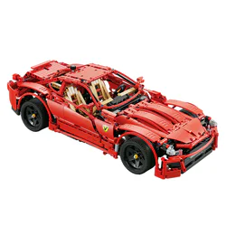 The red fire truck