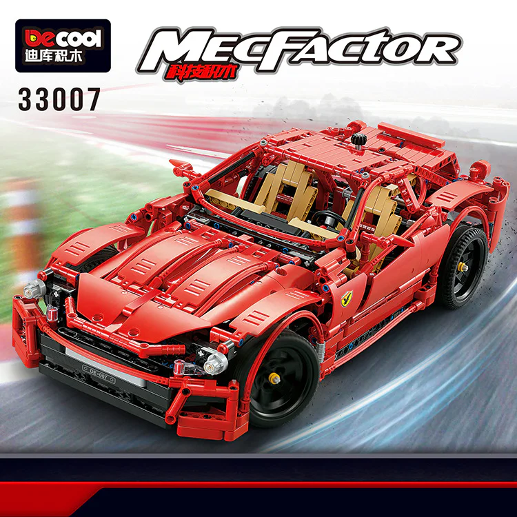 The red fire truck 迪库 DECOOL/酷小砖 BrickCool 33007 image 1