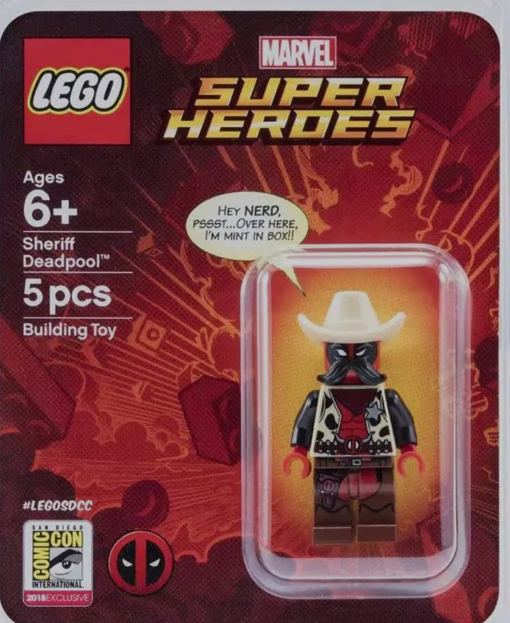 MAVRAL DEFINES A HUMAN BEING 乐高 LEGO Deadpool Sheriff