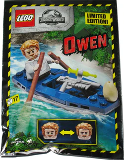 Jurassic World: Owen on a canoe