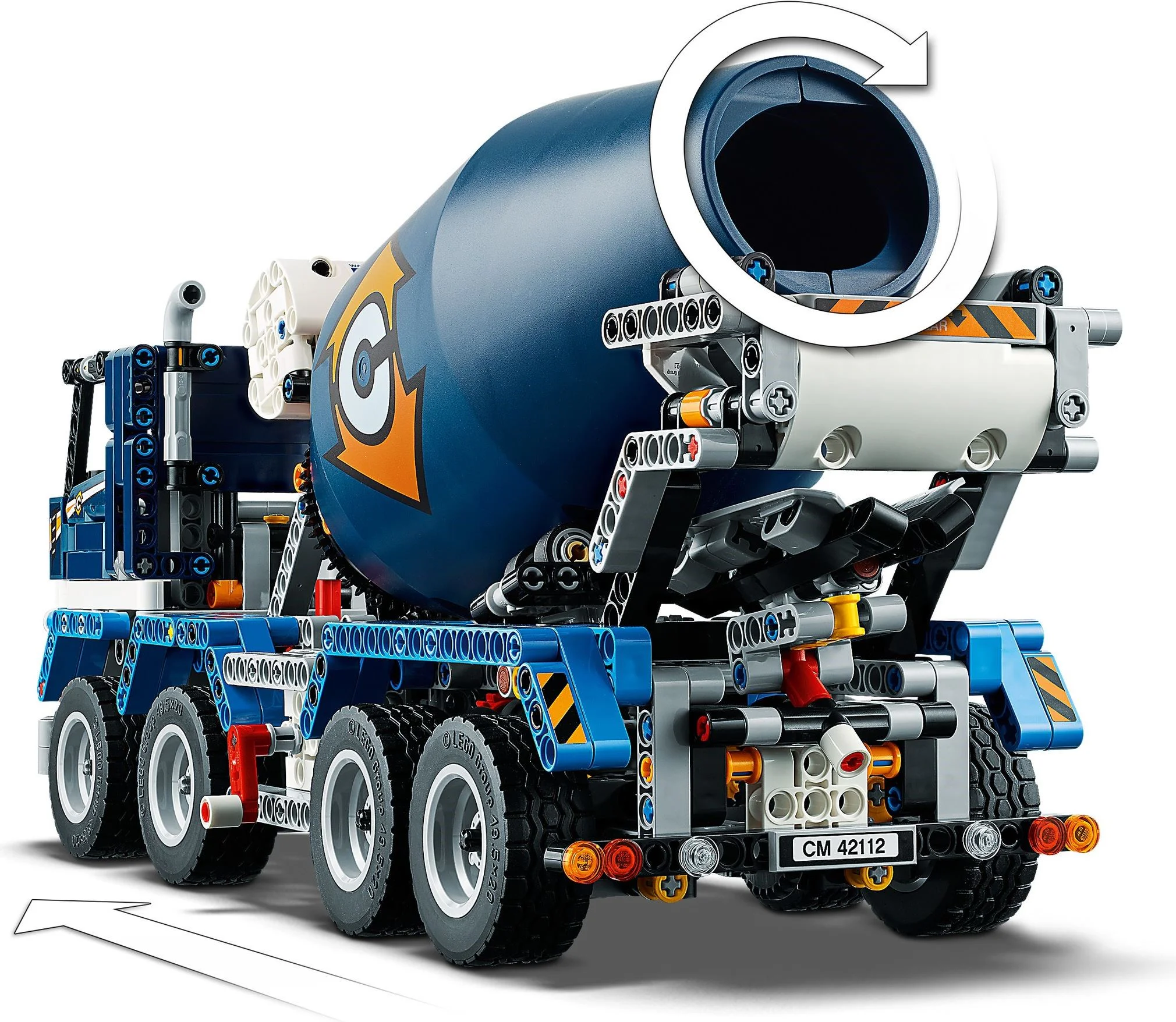 Concrete mixed transport vehicle 乐高 LEGO 42112 image 12