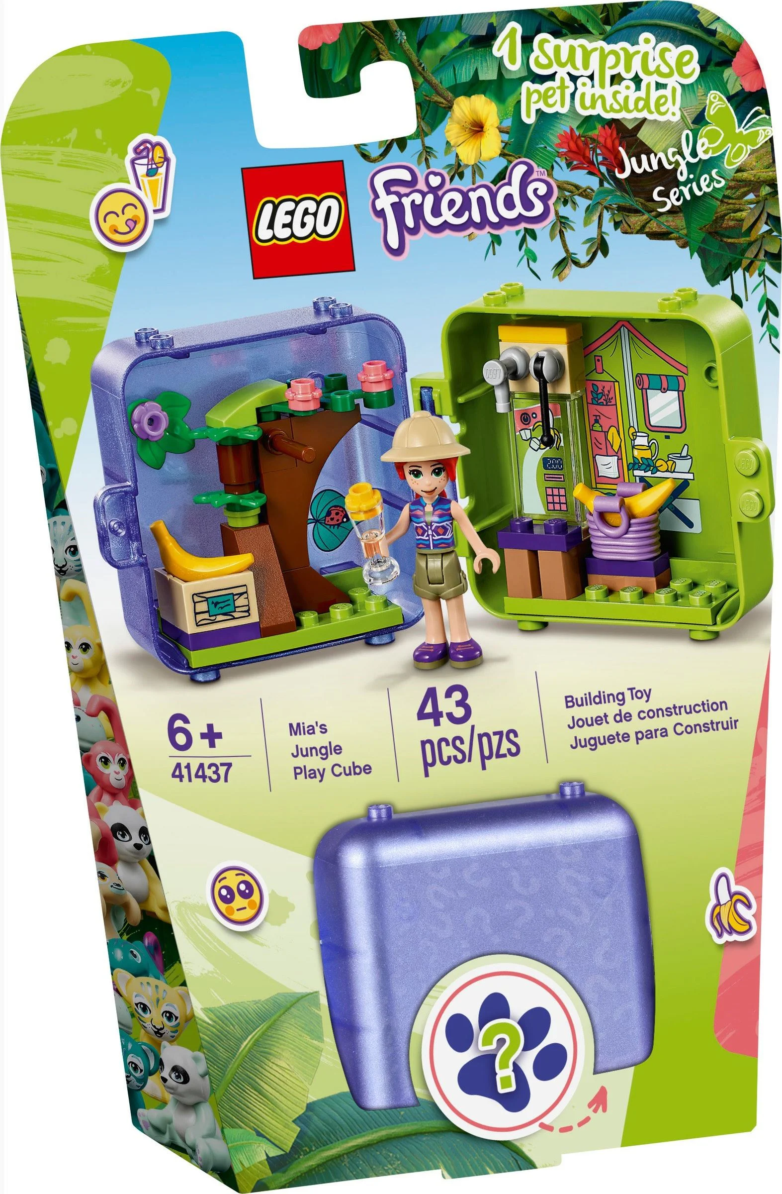 Mia's jungle game box 乐高 LEGO 41437 image 6