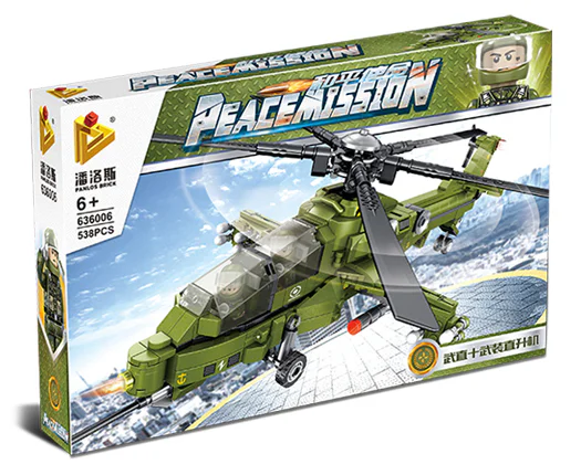 Peace mission: Ten armed helicopters 潘洛斯 PANLOSBRICK 636006 image 1