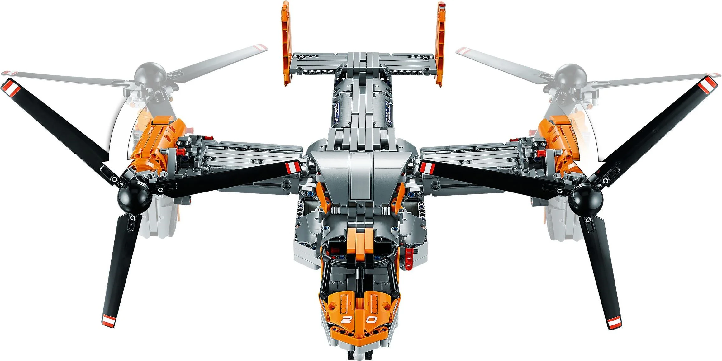 BELL BOEING V-22 FISHHAWK HELICOPTER 悦创 HAPPYBUILD/信宇科技 PG-13003 image 12