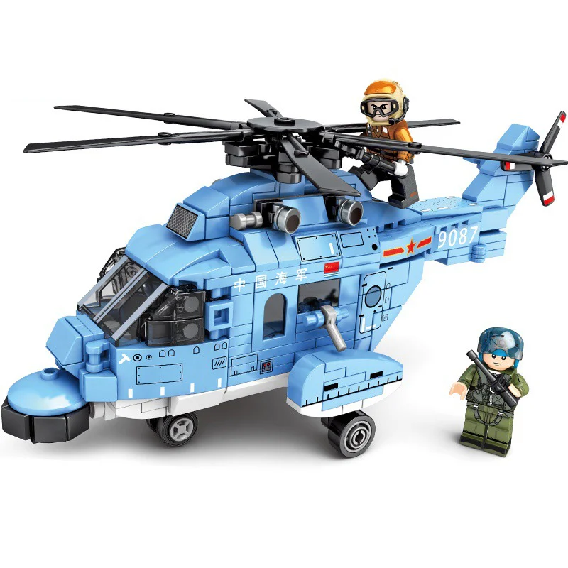 Shandong Aircraft Carrier Creative: QF-18 General Purpose Helicopter iBLOCK PL-920-173