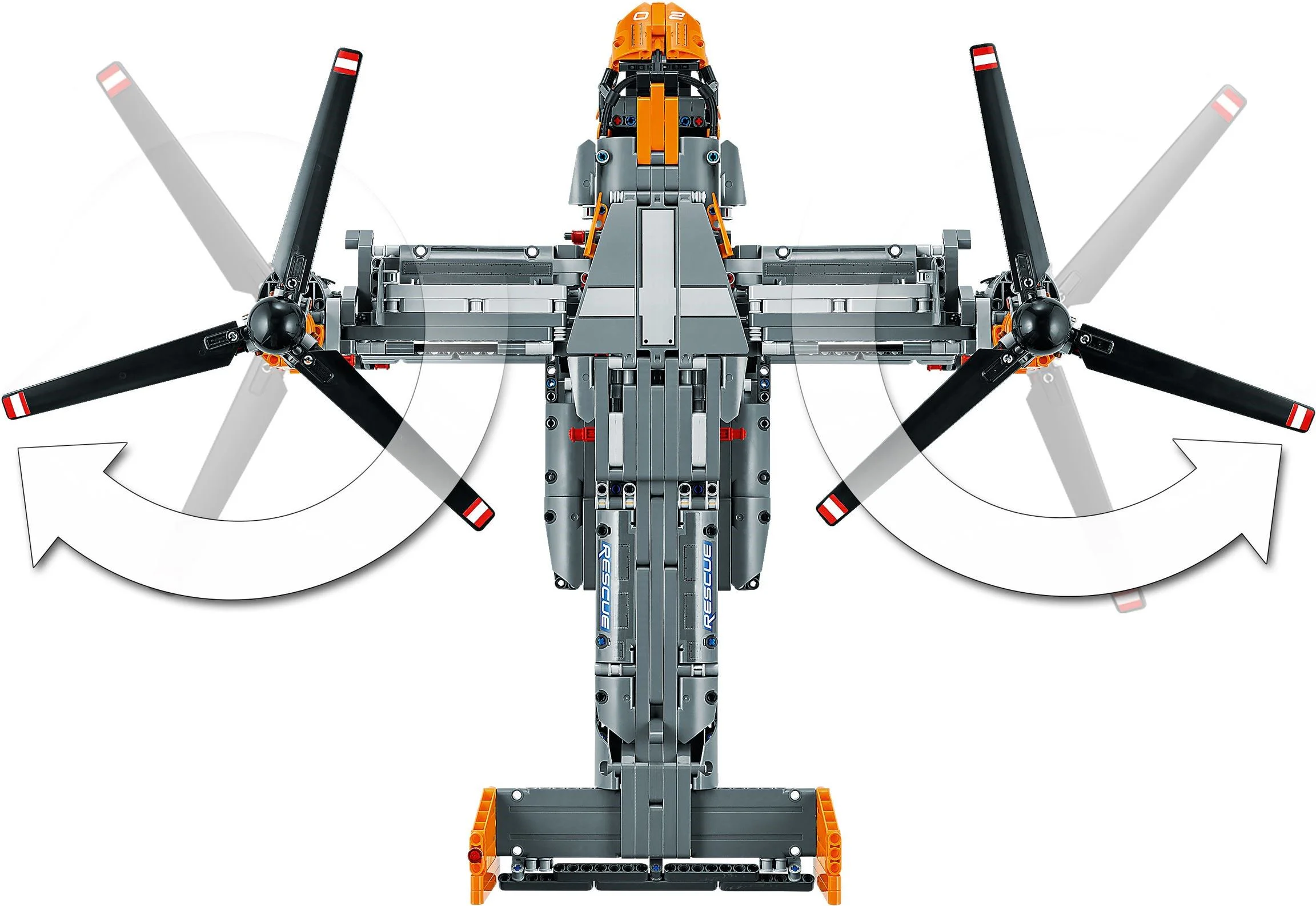BELL BOEING V-22 FISHHAWK HELICOPTER 悦创 HAPPYBUILD/信宇科技 PG-13003 image 14