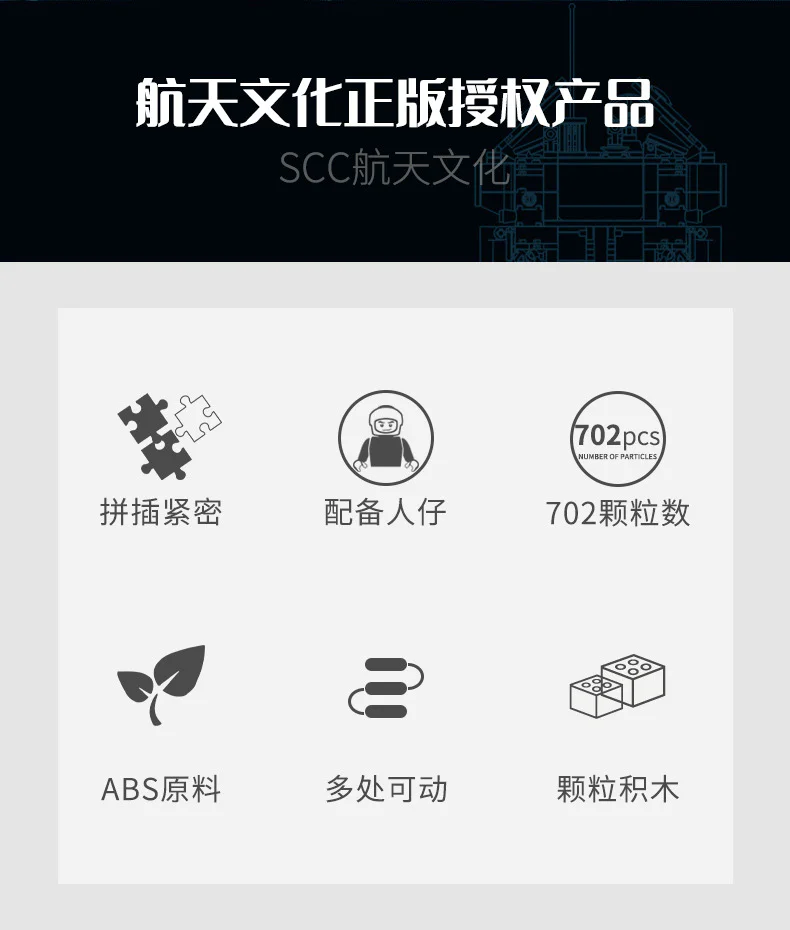 Explore the mystery of the universe: the moon 森宝 SEMBO 203301 image 6