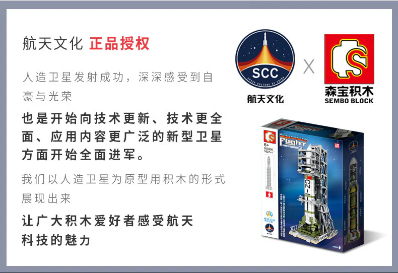 Explore the mystery of the universe: the Eastern Red Sputnik launcher 森宝 SEMBO 203306 image 5