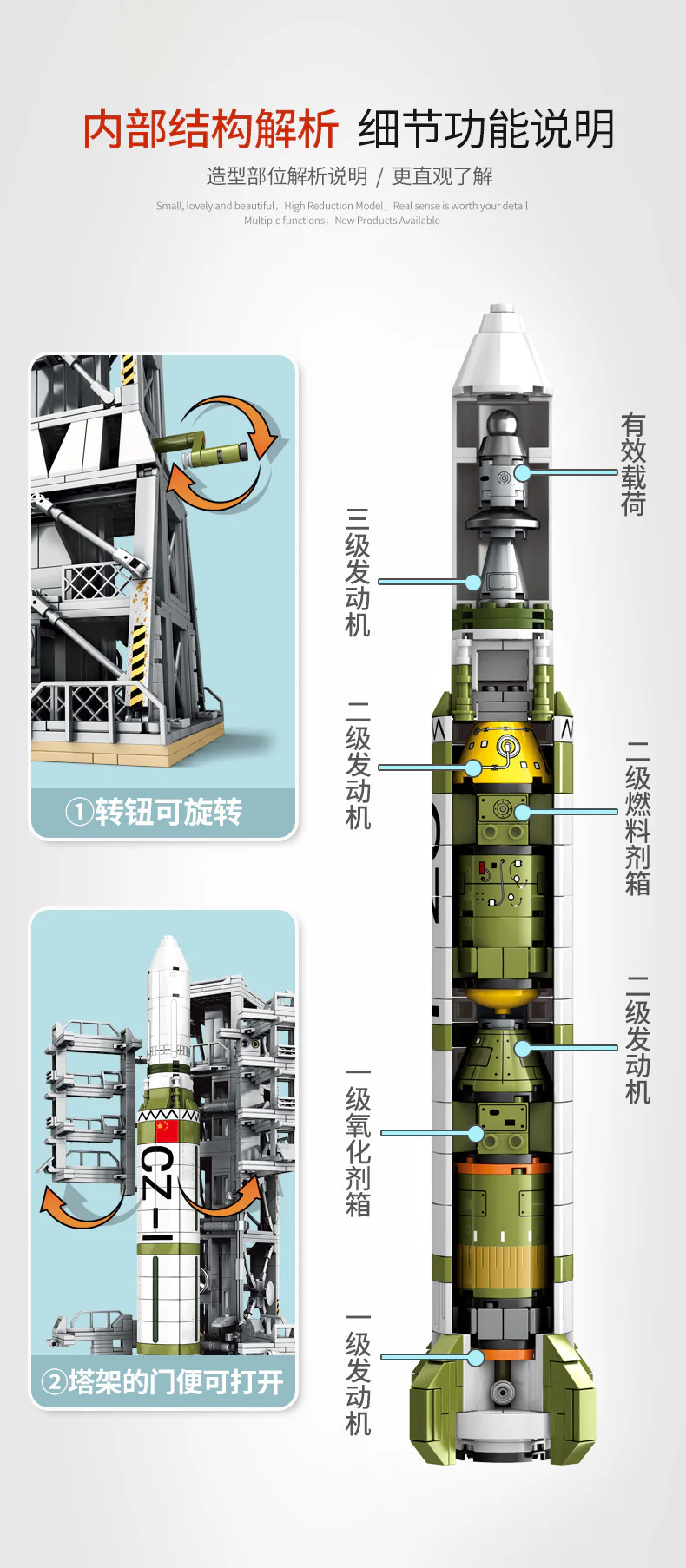 Explore the mystery of the universe: the Eastern Red Sputnik launcher 森宝 SEMBO 203306 image 7