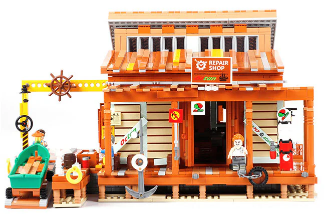 Old Fisherman's Hut: Shipyard 悦创 HAPPYBUILD/信宇科技 PG-12004 image 10