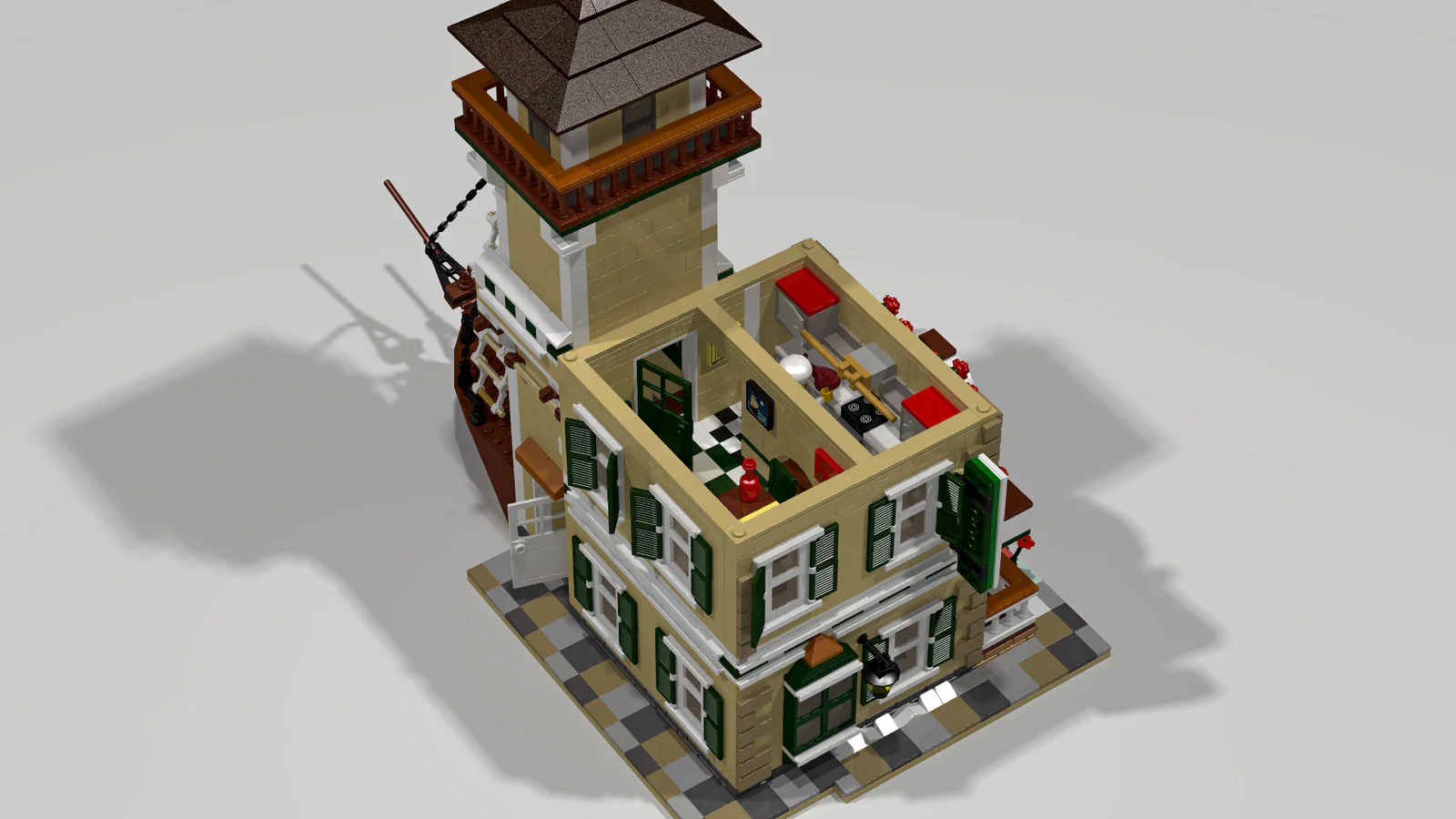 Old Fisherman's House: Boat-Inn Restaurant 悦创 HAPPYBUILD/信宇科技 PG-12003 image 6