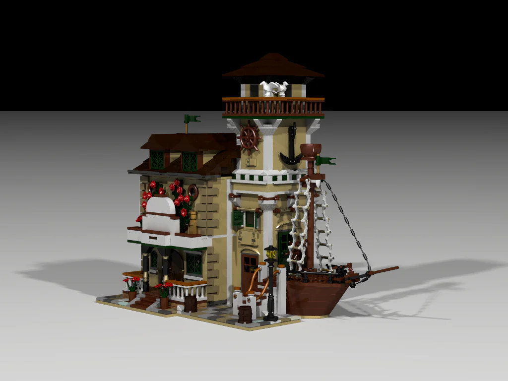 Old Fisherman's House: Boat-Inn Restaurant 悦创 HAPPYBUILD/信宇科技 PG-12003 image 8