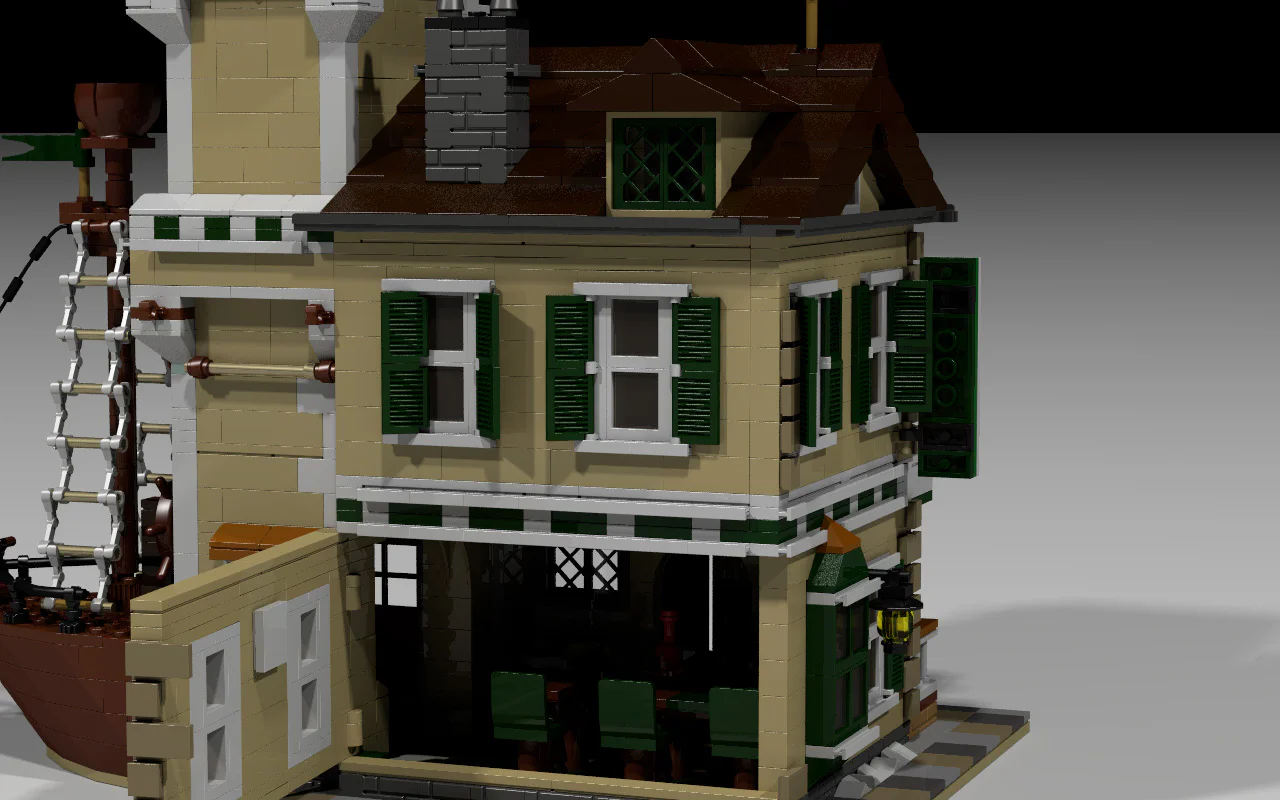 Old Fisherman's House: Boat-Inn Restaurant 悦创 HAPPYBUILD/信宇科技 PG-12003 image 11