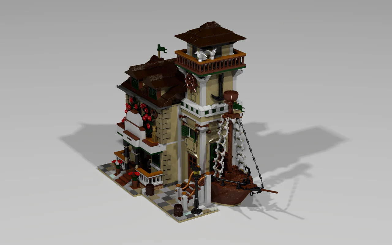 Old Fisherman's House: Boat-Inn Restaurant 悦创 HAPPYBUILD/信宇科技 PG-12003 image 13