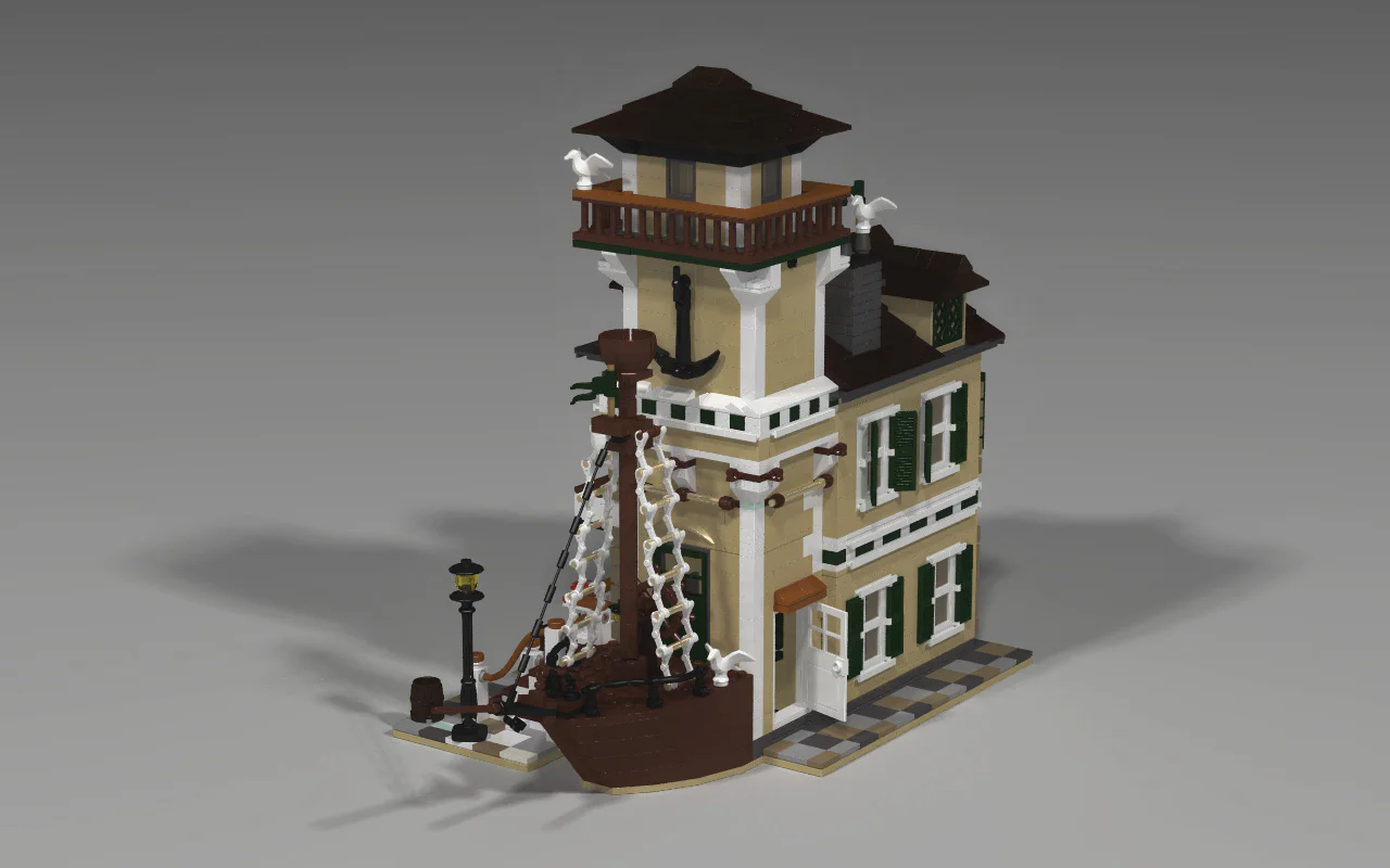 Old Fisherman's House: Boat-Inn Restaurant 悦创 HAPPYBUILD/信宇科技 PG-12003 image 15