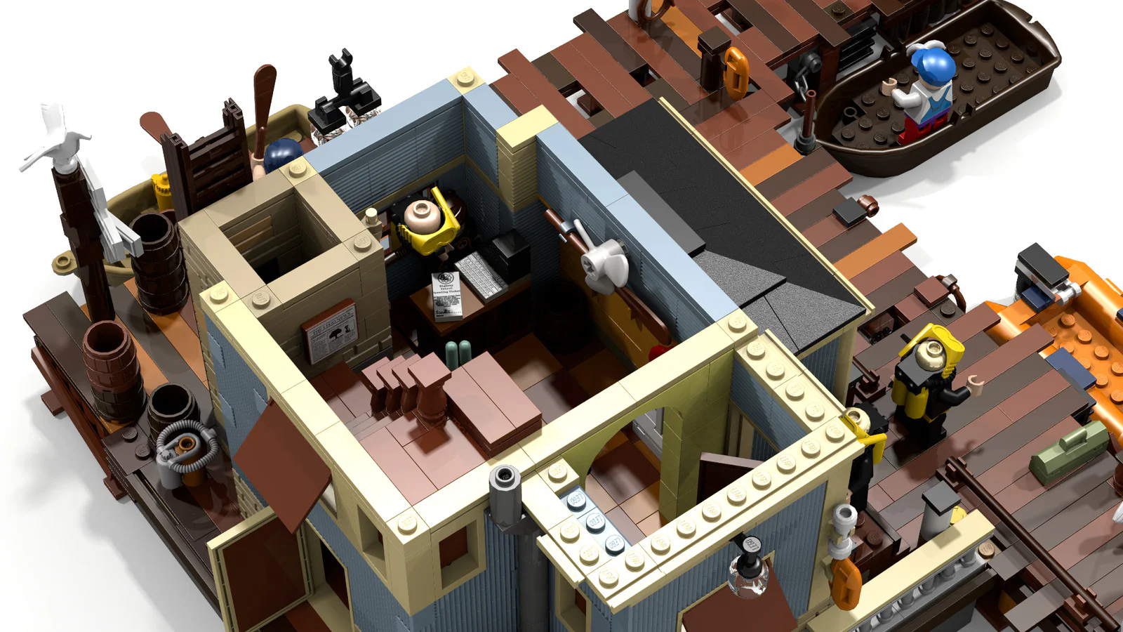 Street View: Old Fisherman's Cottage: Scuba Shop 悦创 HAPPYBUILD/信宇科技 PG-12001 image 15