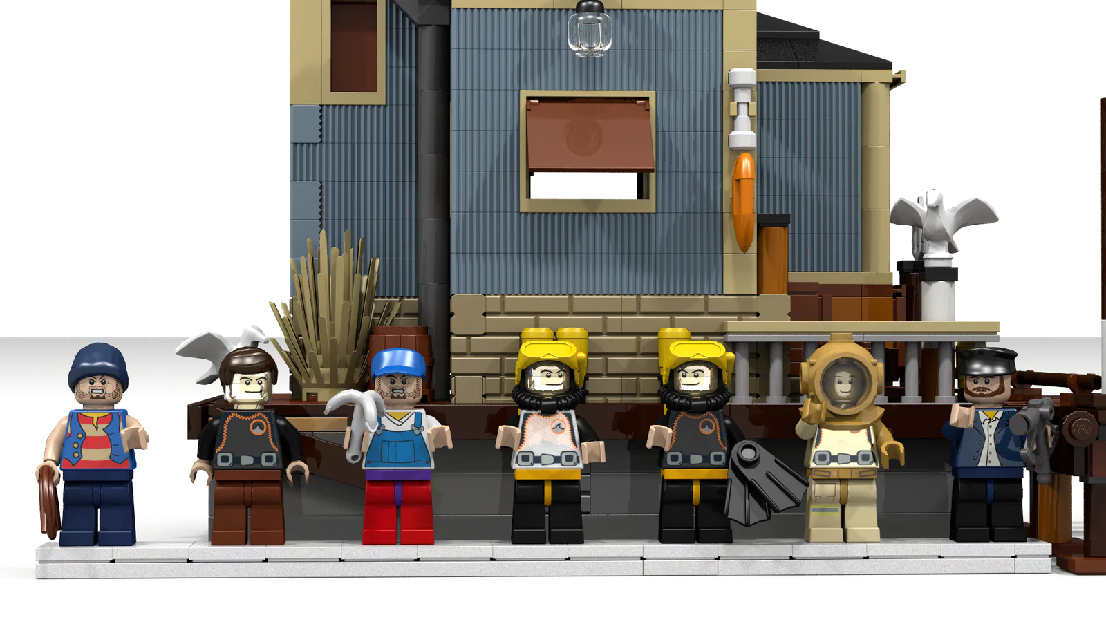Street View: Old Fisherman's Cottage: Scuba Shop 悦创 HAPPYBUILD/信宇科技 PG-12001 image 19
