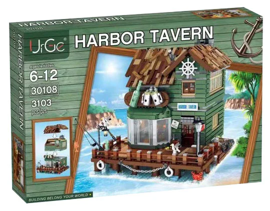 Old fish house: Seaport Tavern 型玩模客 MORKMODEL 30108