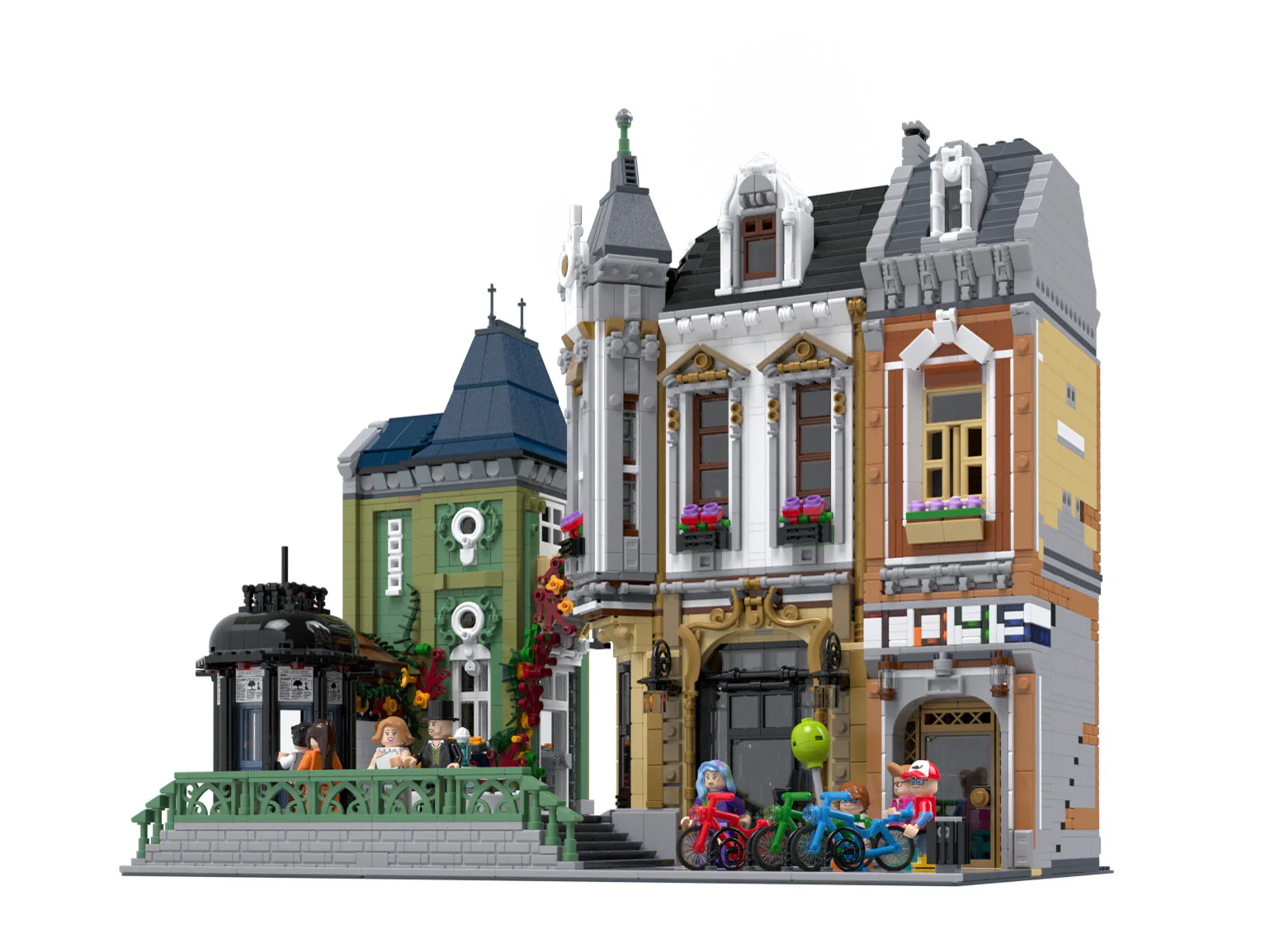Street scene: Toy store square 杰星 JIESTAR 89112 image 1