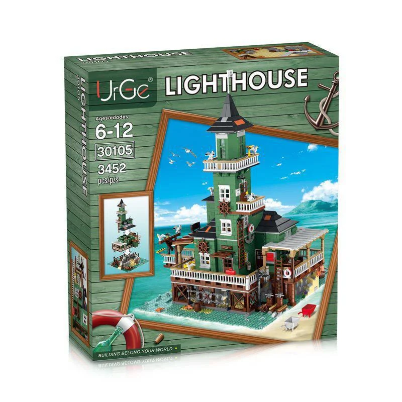 Street scene: Old Fisherman's Cottage: Lighthouse Fishing House 型玩模客 MORKMODEL 30105 image 22