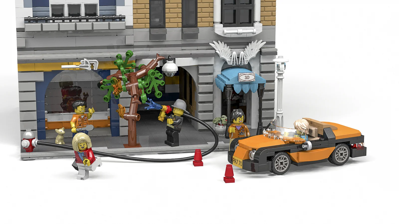 Streetview: Automobile maintenance shop 型玩模客 MORKMODEL 10191 image 2
