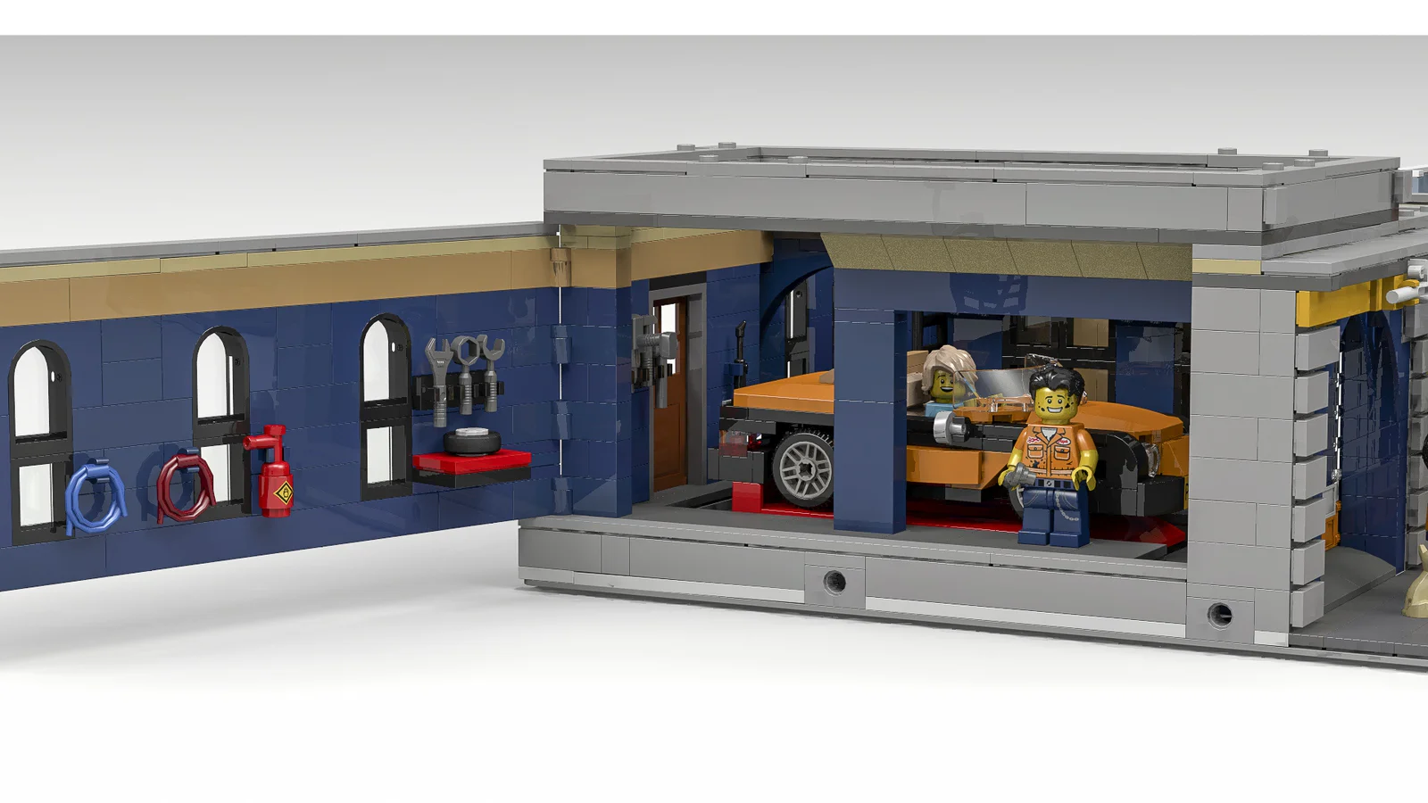 Streetview: Automobile maintenance shop 型玩模客 MORKMODEL 10191 image 6