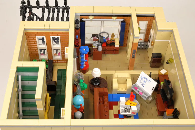 Street scene: Big Bang Theory and Friends themed skyscraper. MOC-34463 image 30