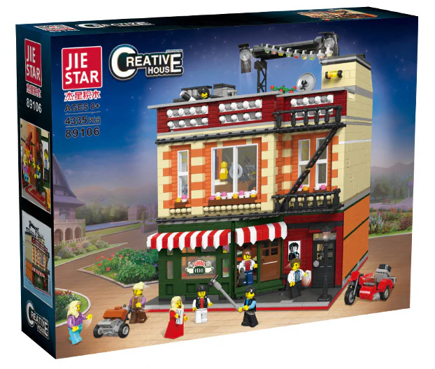 Street scene: Big Bang Theory and Friends themed skyscraper. MOC-34463 image 54