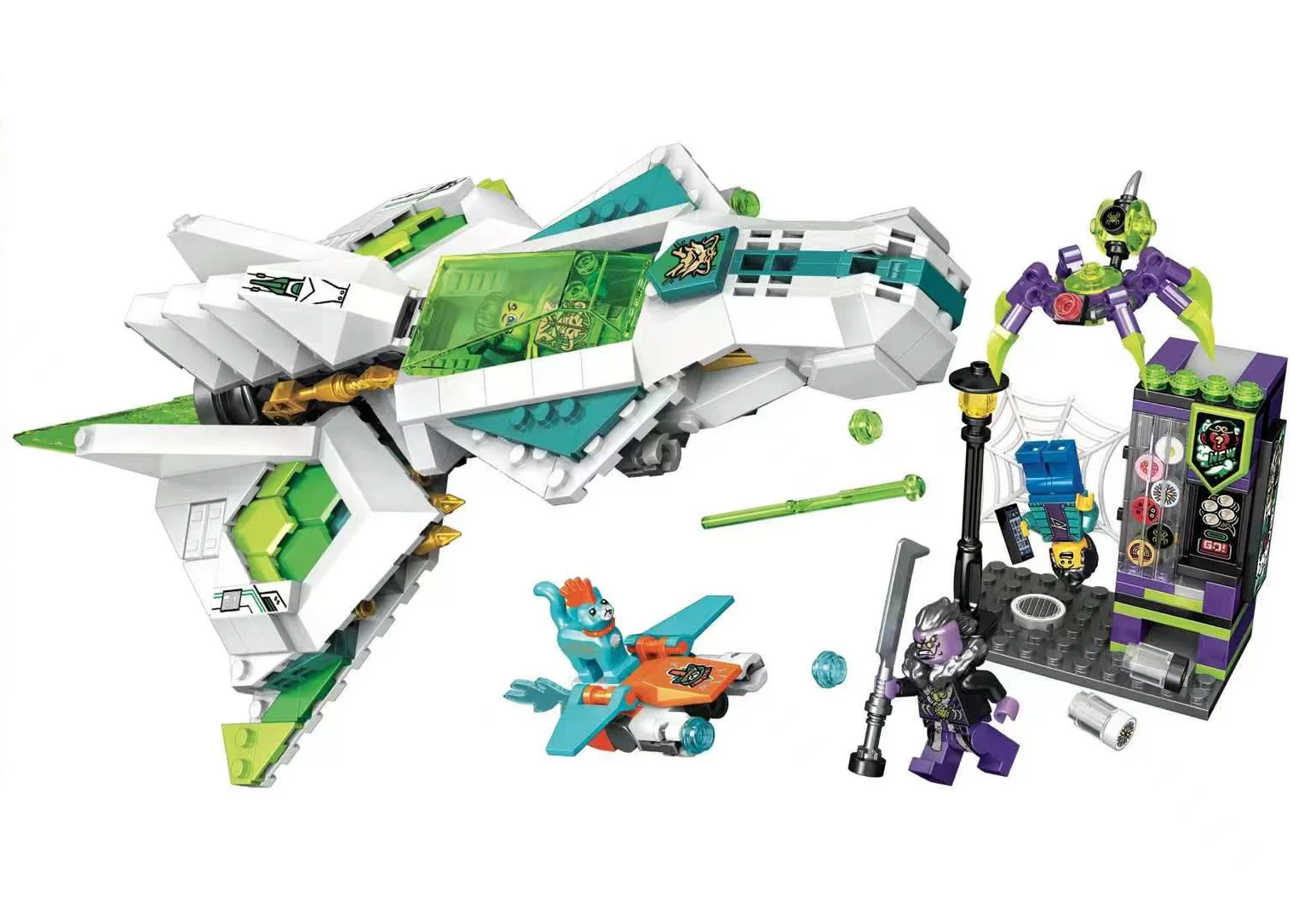 Monkey Hero: White Dragon Horse, Jade Scale Foam Jet 60043 image 2