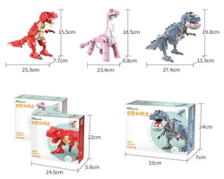 Cai Shu Dinosaurs Warrior 3 models.